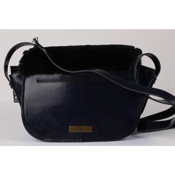 𝅺ZAC Posen Eartha Iconic Fur Crossbody  Bag - Picture 1 of 11